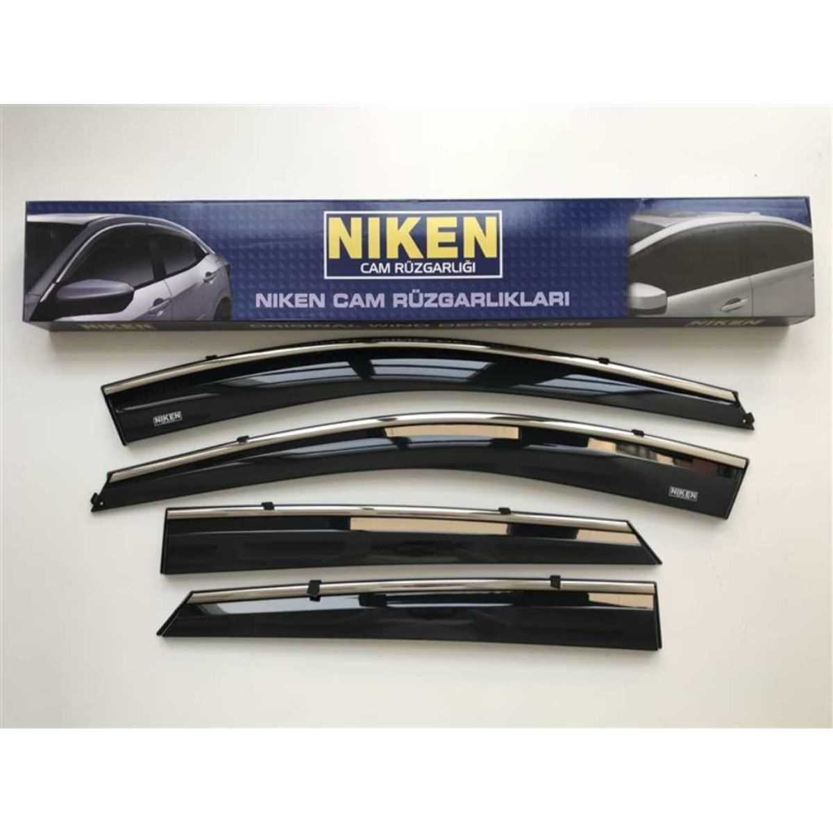 HONDA CIVIC 2012-2016  KROMLU CAM RÜZGARLIGI 4LÜ 1